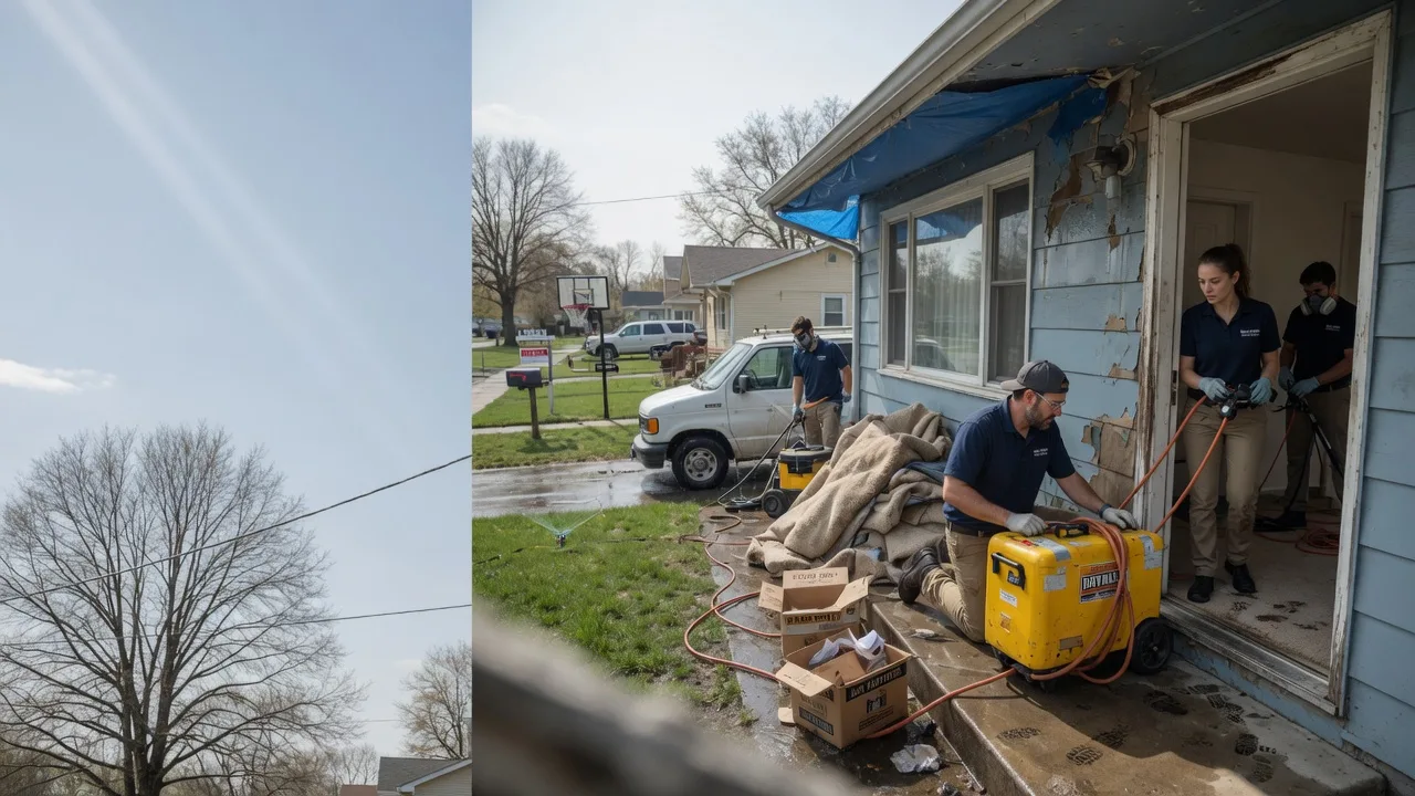 Basement Flood Cleanup in Shoup, ID near me